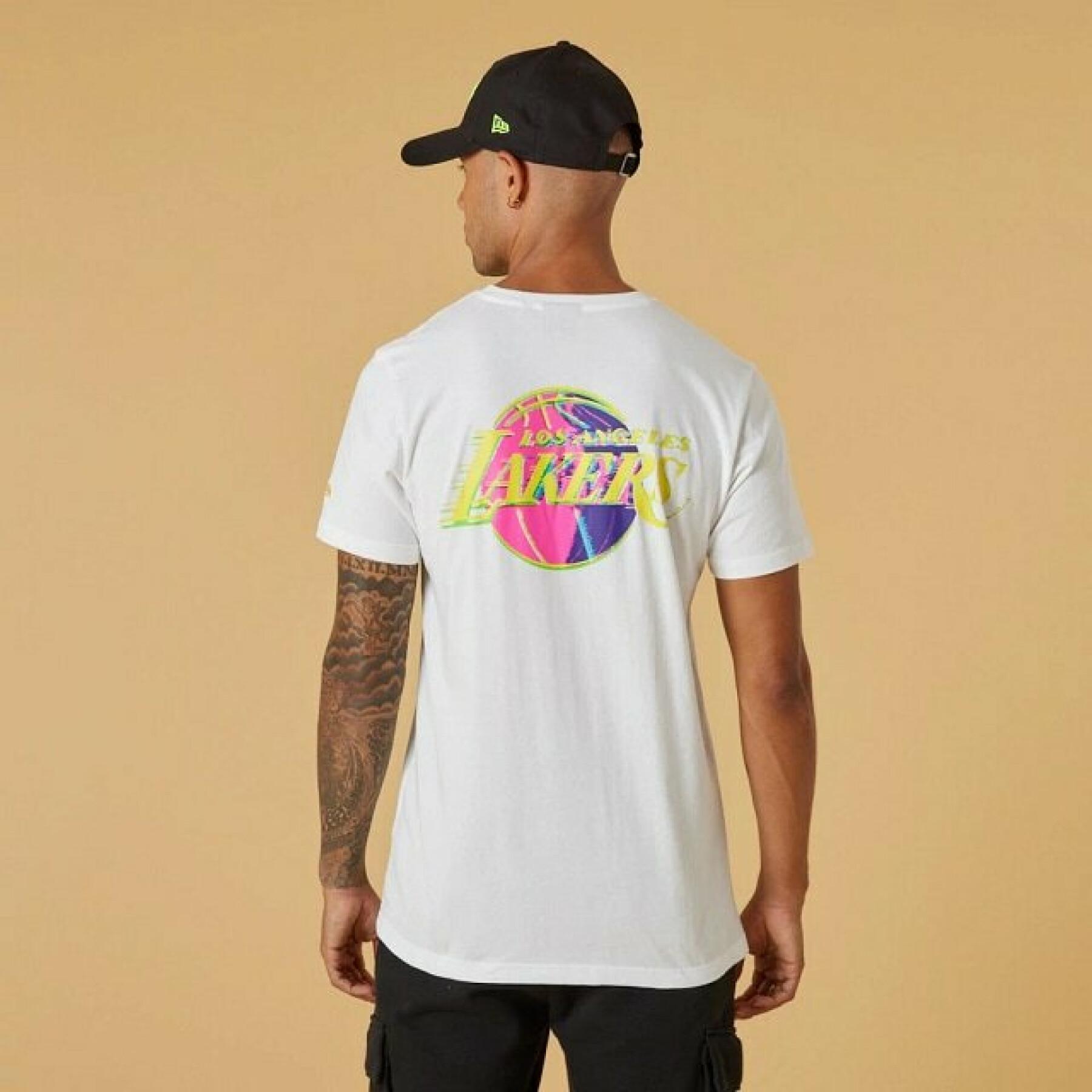 T-shirt met korte mouwen Los Angeles Lakers Neon