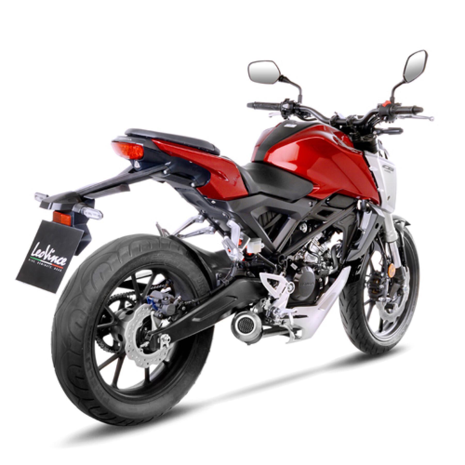 motorfiets uitlaat Leovince Lv-10 Edition Honda Cb 125 R Neo Sports Café 2018-2020