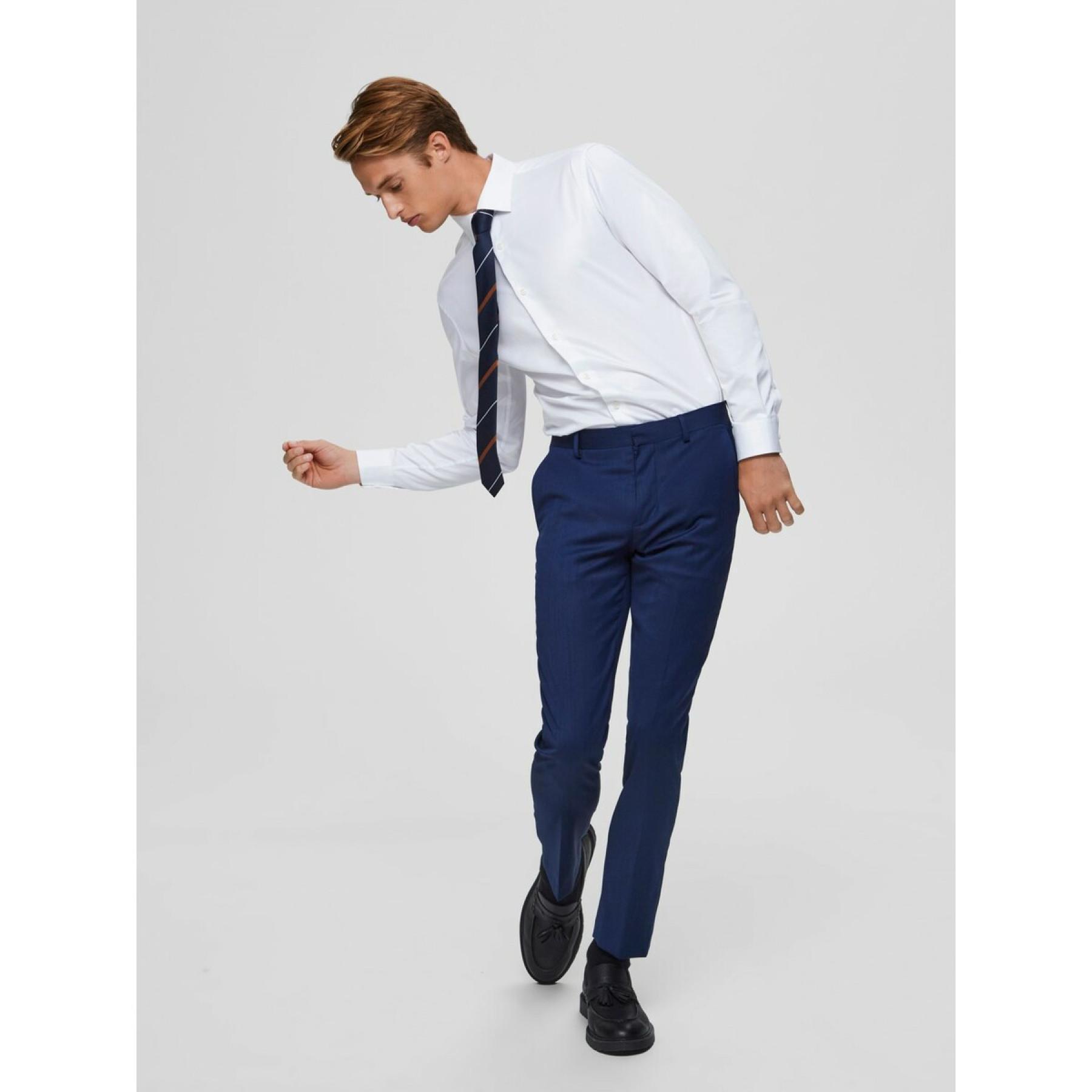 Overhemd Selected Sel-pelle manches longues slim