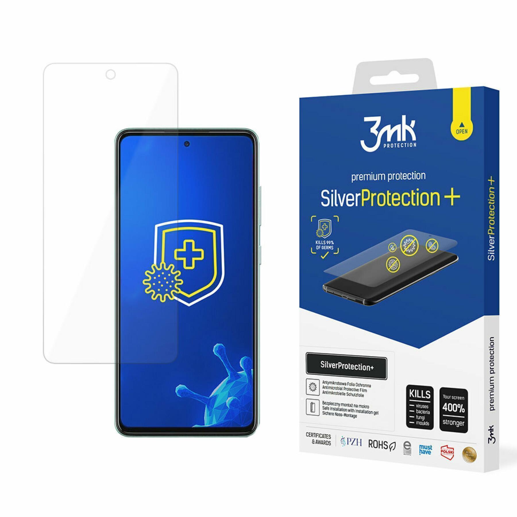 Antimicrobiële beschermingsfilm 3MK Samsung Galaxy A52 4G/5G A52s 5G - Silver Protect+