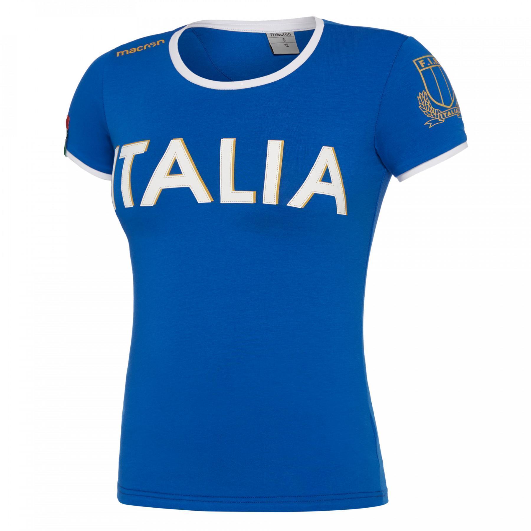 Fan T-shirt vrouw Italie Rugby 2017-2018