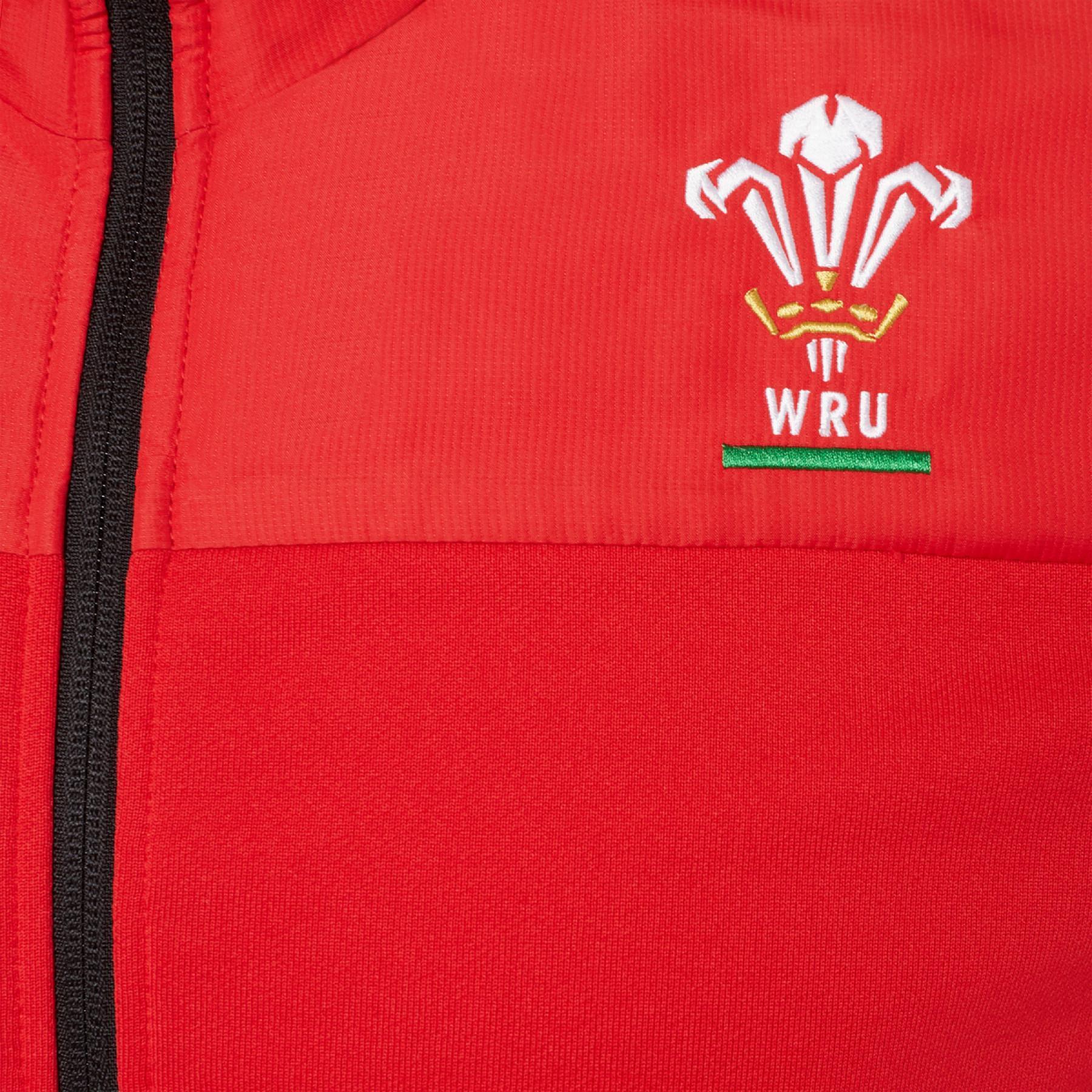 Travel sweatshirt in katoen Pays de Galles rugby 2020/21