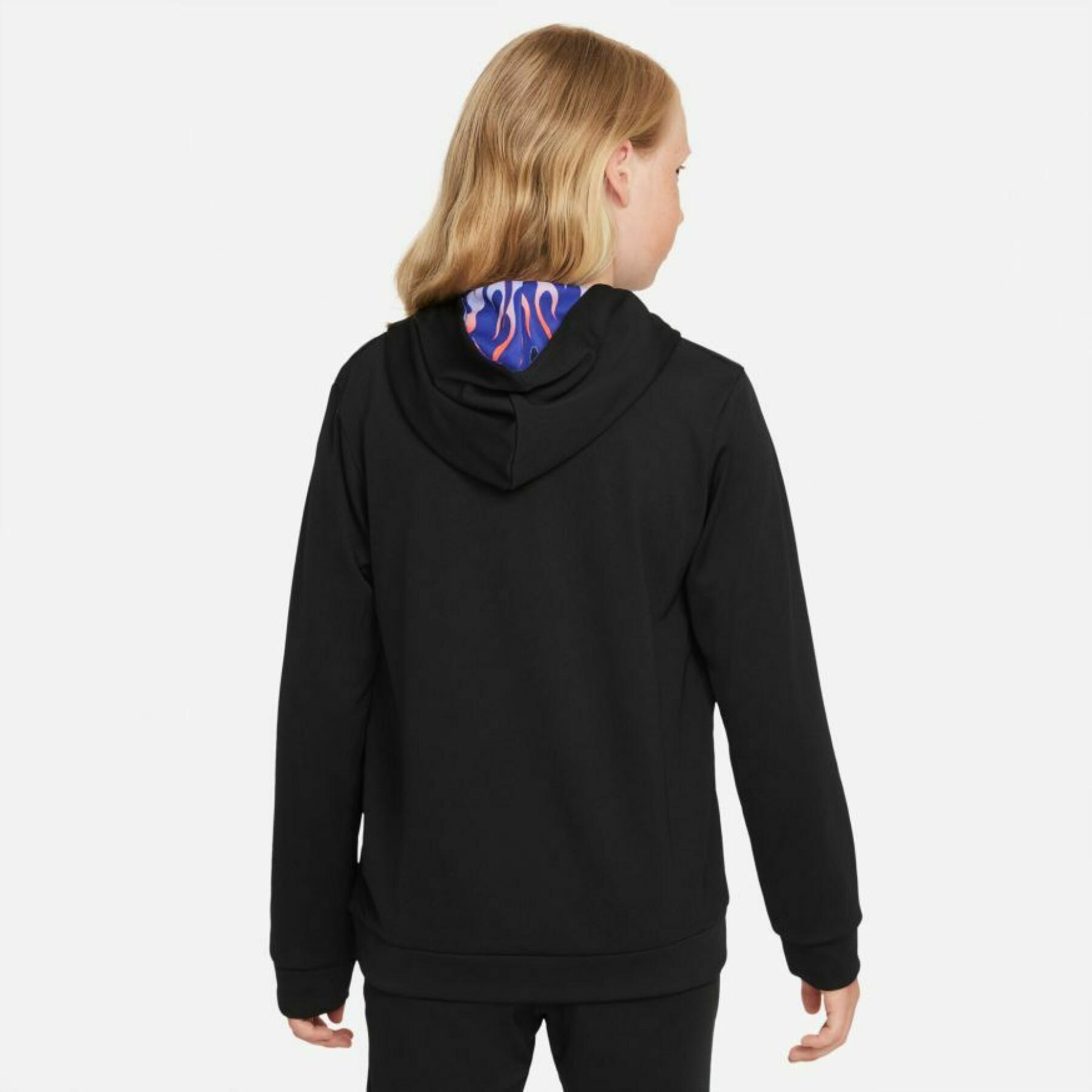 Sweater met capuchon voor kinderen Nike Dri-FIT Kylian Mbappé