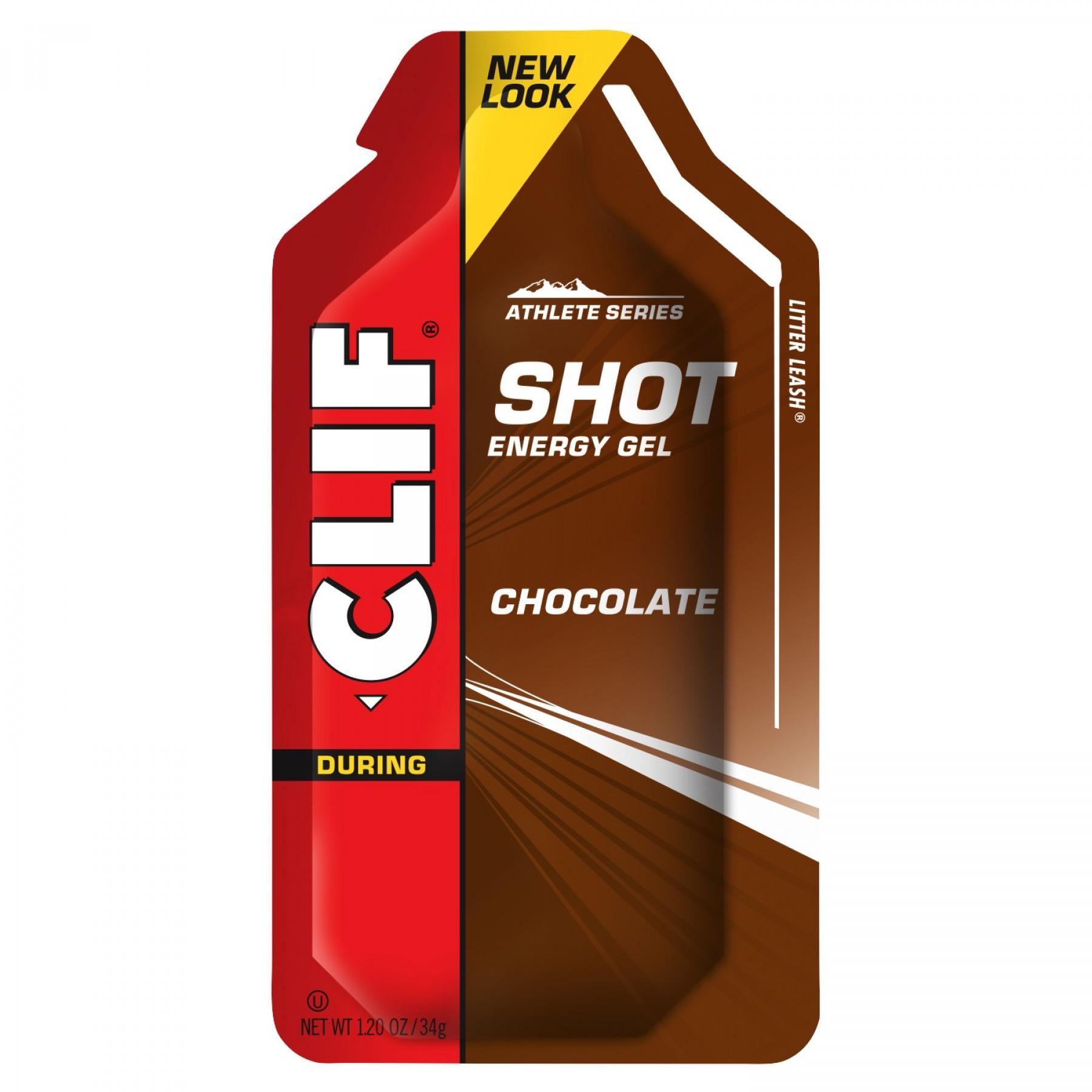 Chocolade gel shot Clif Bar (x24)