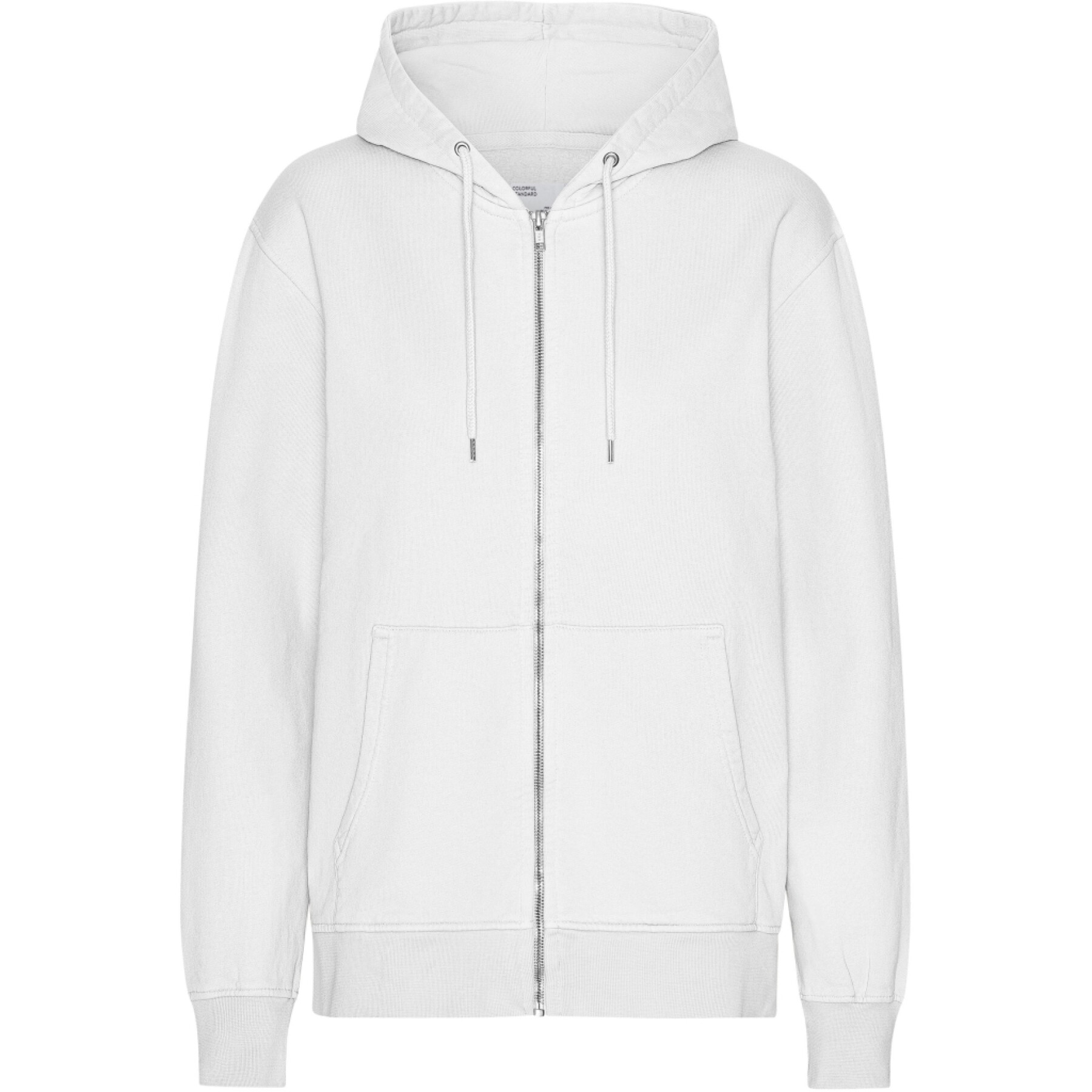 Hooded sweatshirt met rits Colorful Standard Classic Organic Optical White