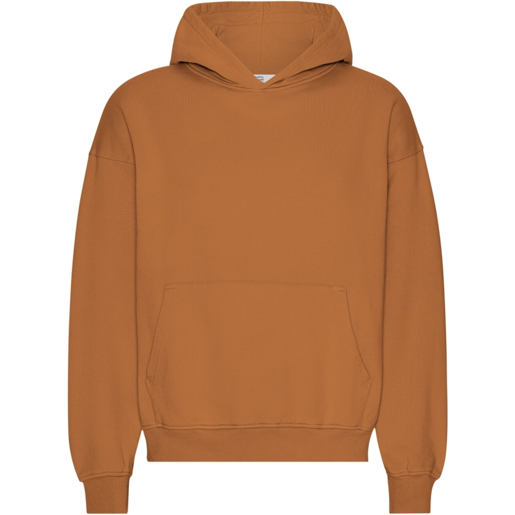 Oversized sweatshirt met capuchon Colorful Standard Organic Ginger Brown