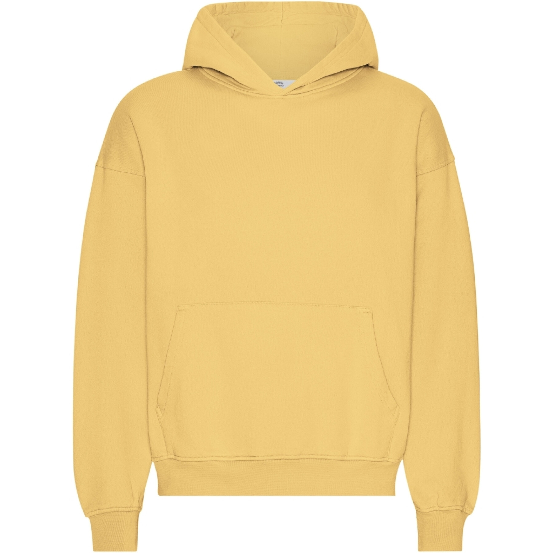 Oversized sweatshirt met capuchon Colorful Standard Organic Lemon Yellow