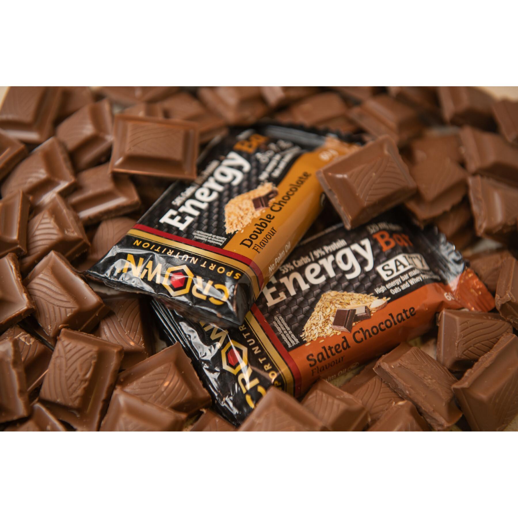 Voedingsreep Crown Sport Nutrition Energy - chocolat salé - 60 g