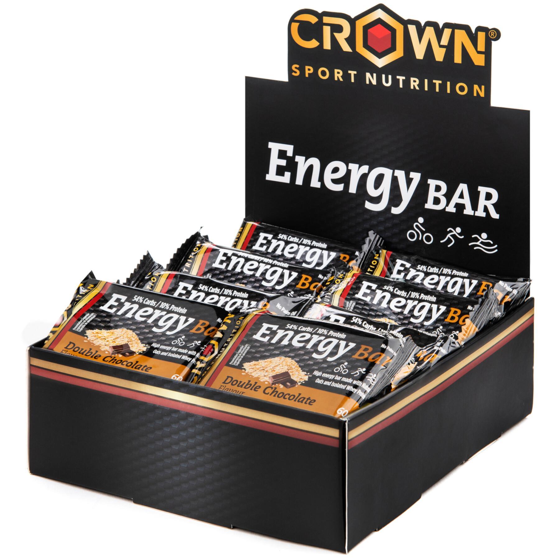 Voedingsreep Crown Sport Nutrition Energy - double chocolat - 60 g