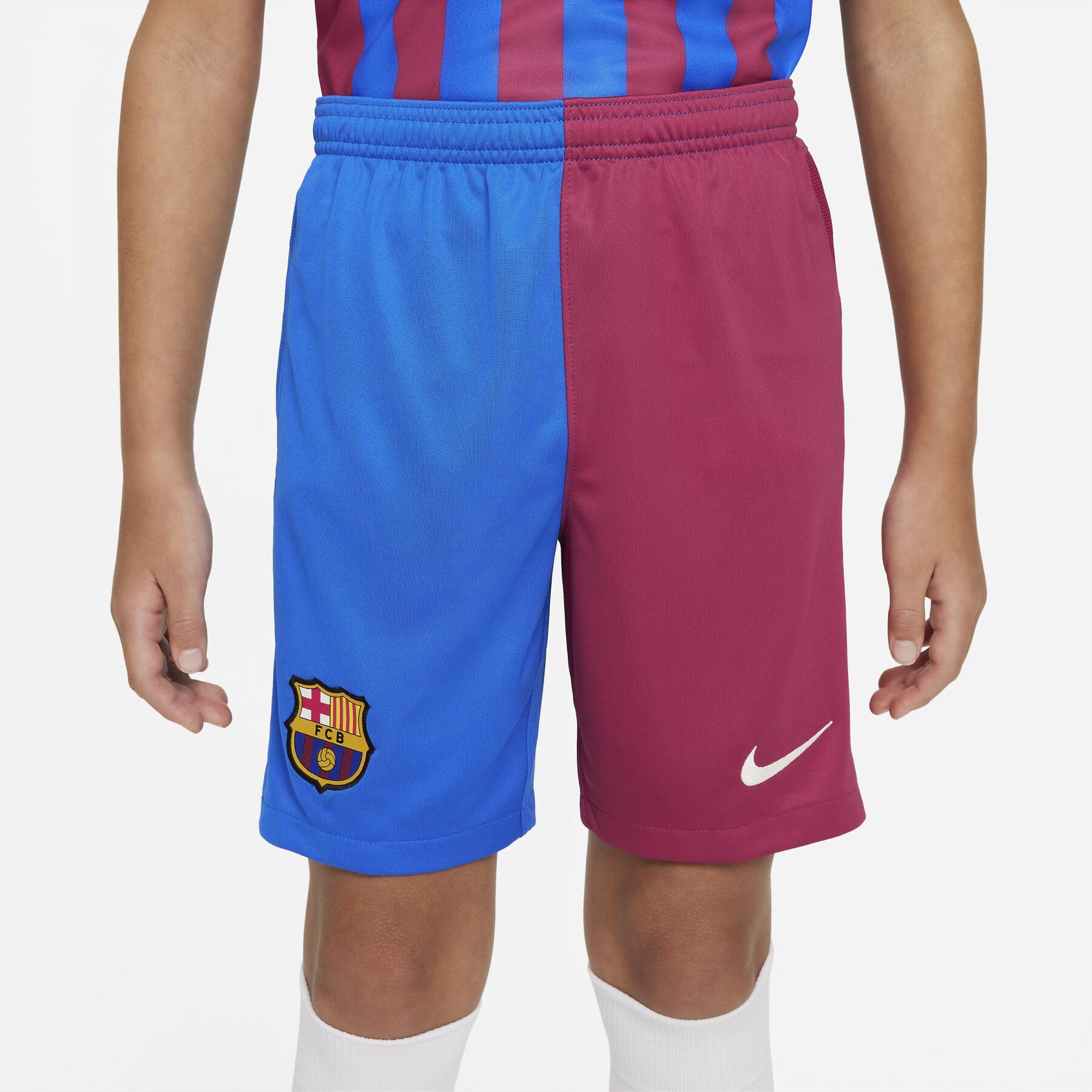 Short thuis kind FC Barcelone 2021/22