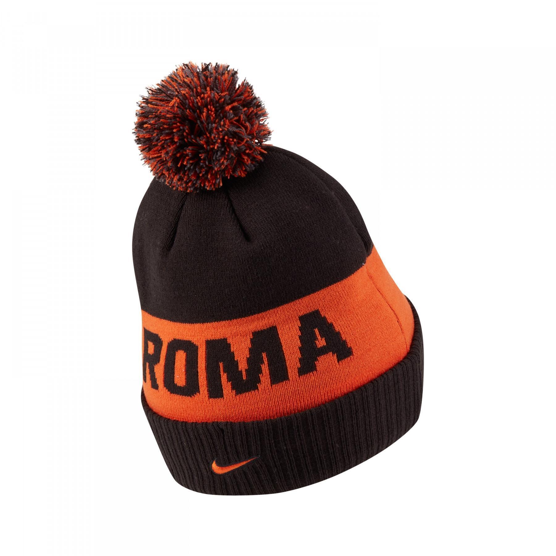 Bonnet met pompon AS Roma 2020/21