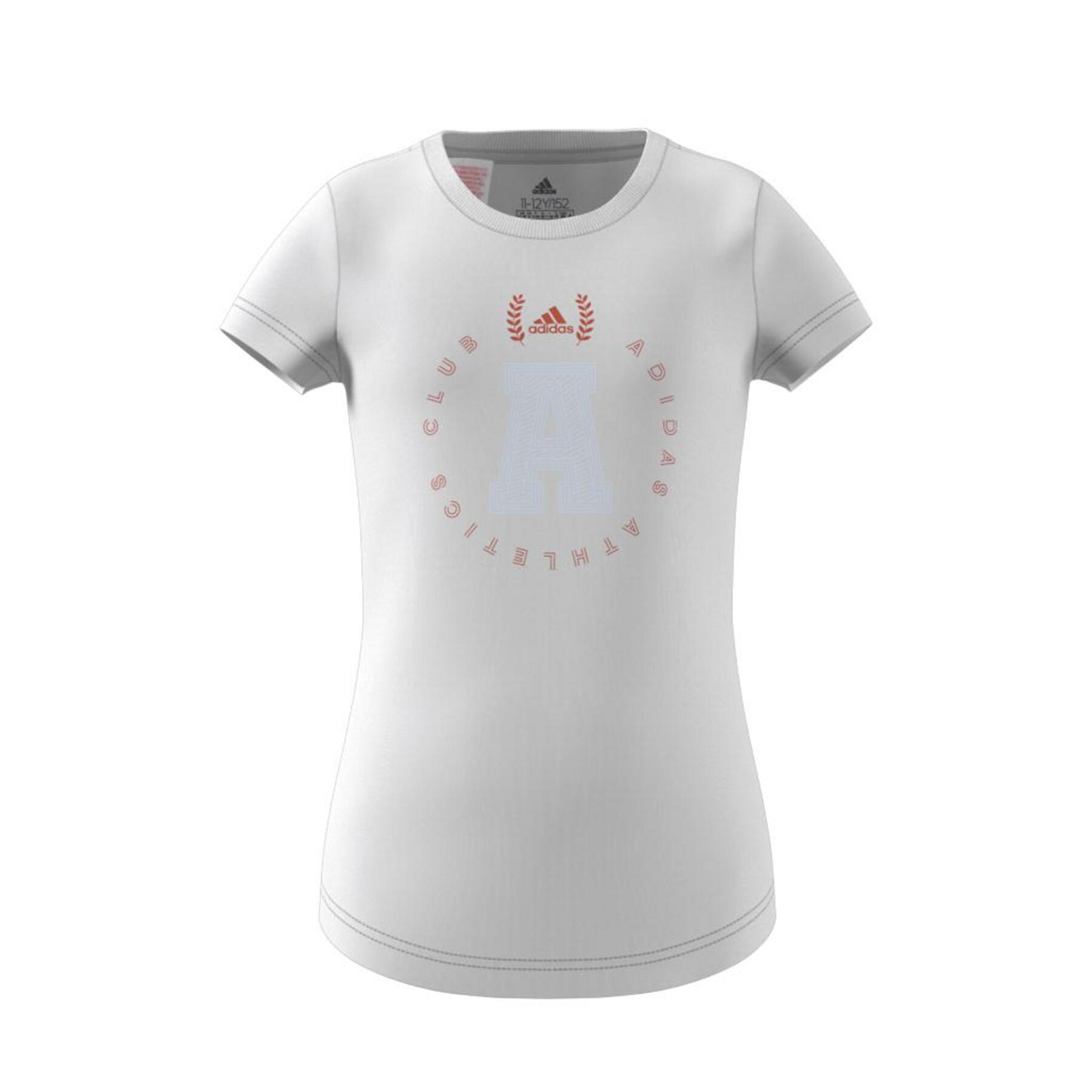 Meisjes-T-shirt adidas Athletics Club Graphics