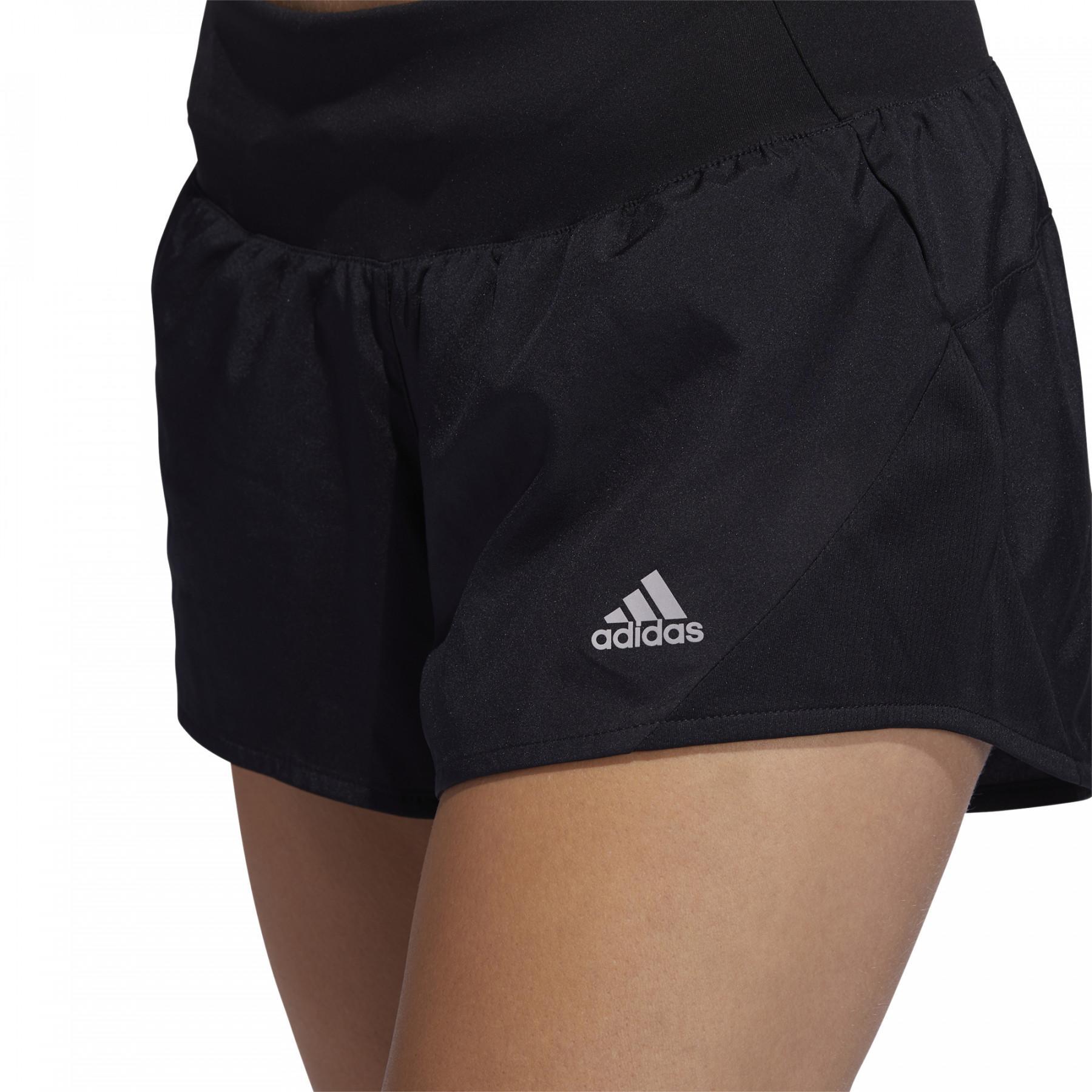 Dames shorts adidas Run It 3-Stripes PB