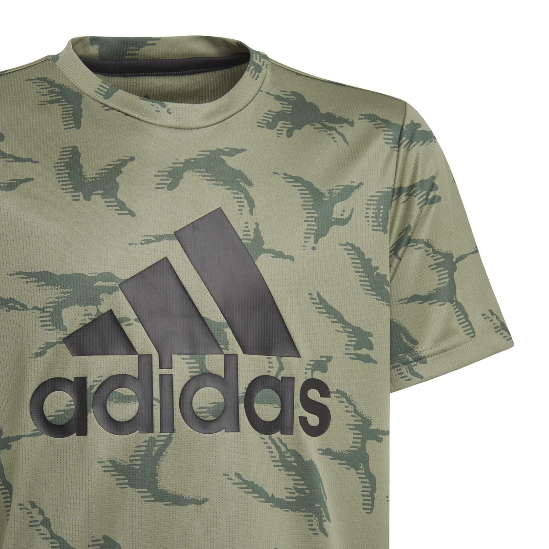 Kinder-T-shirt adidas Designed To Move Camouflage