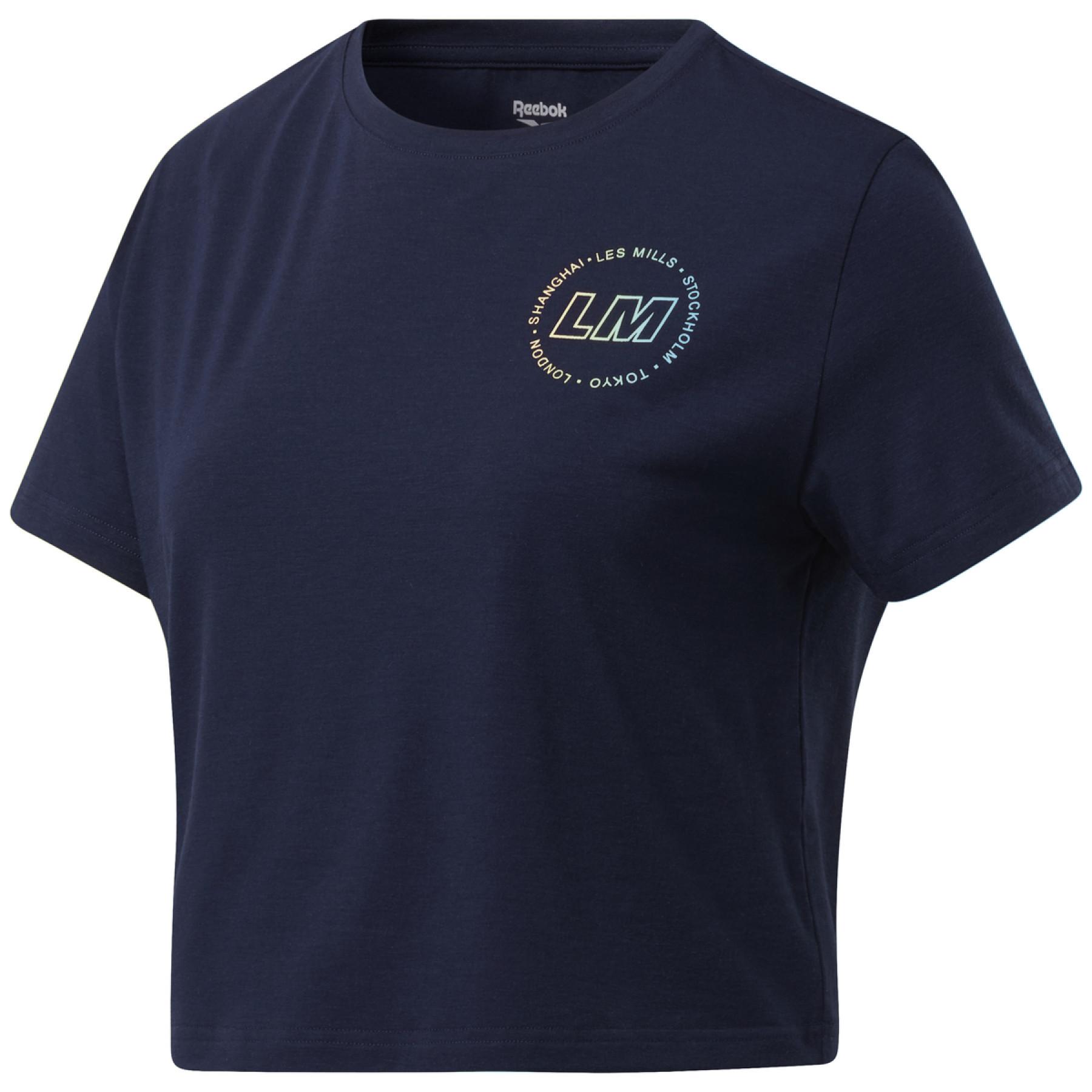 Dames-T-shirt Reebok Les Mills® Cropped