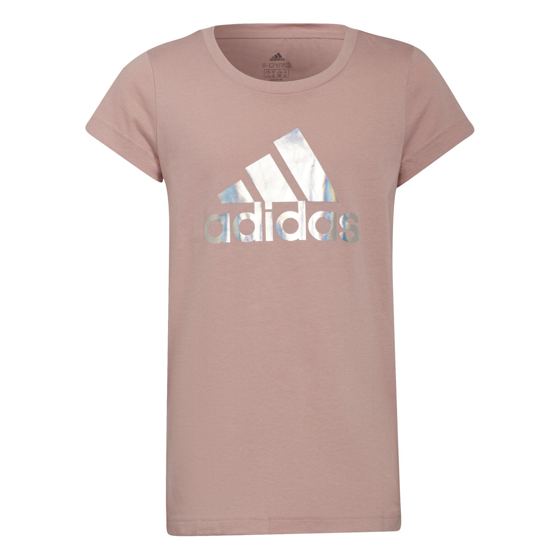 Meisjes-T-shirt adidas Dance Metallic Print