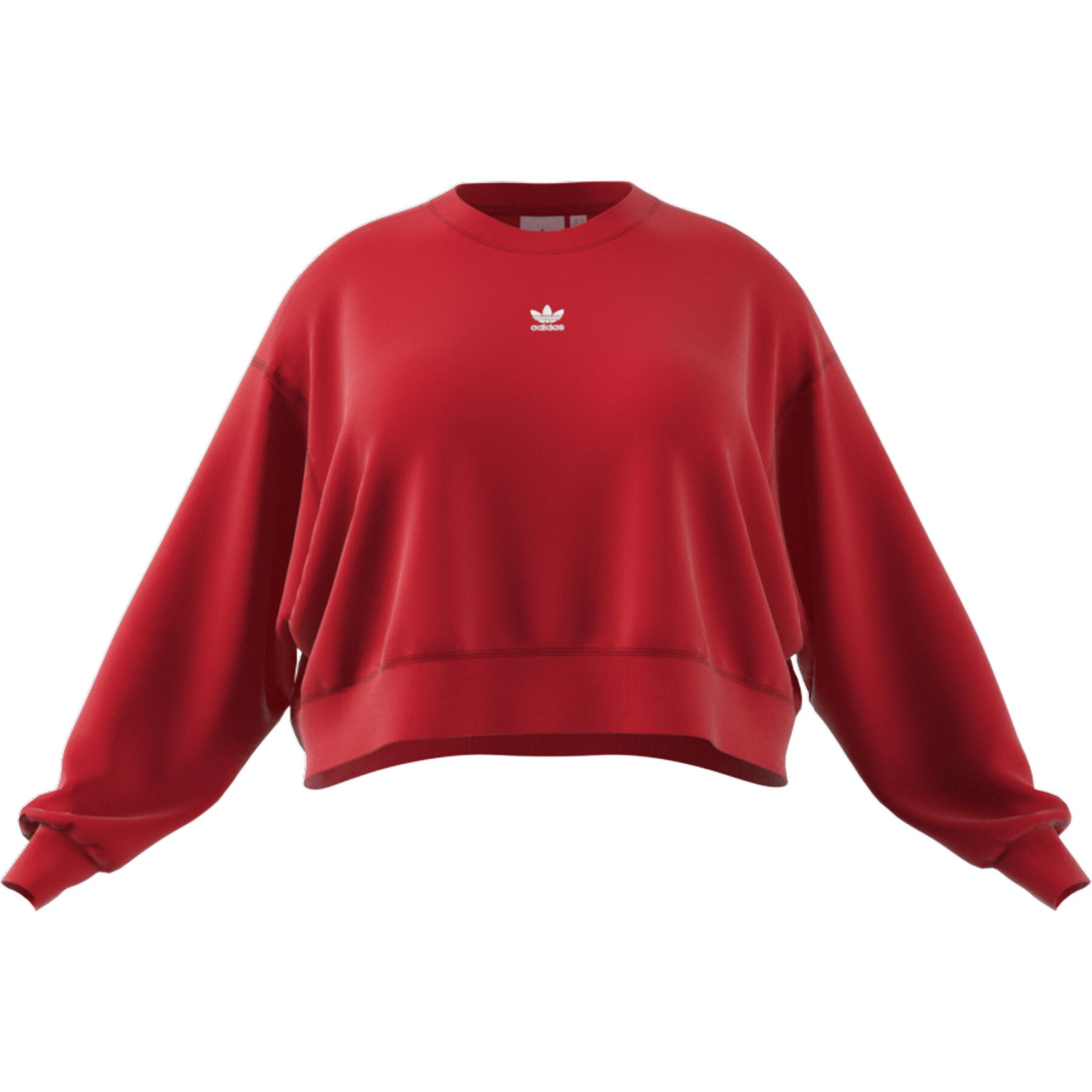 Dames sweatshirt adidas Originals Adicolor Essentials Crew (Grandes Tailles)