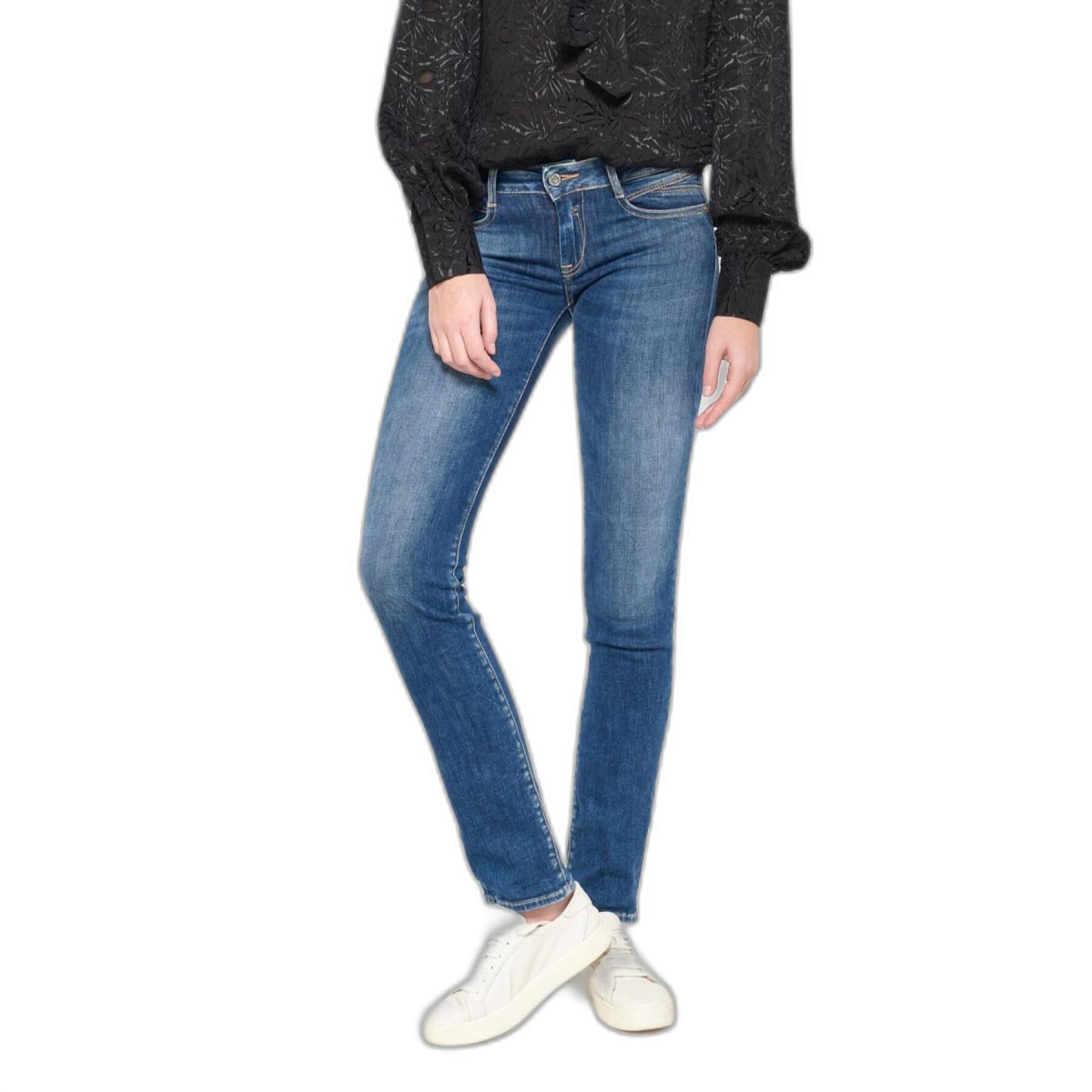 Regular jeans voor dames Le Temps des cerises Anzio pulp N°2