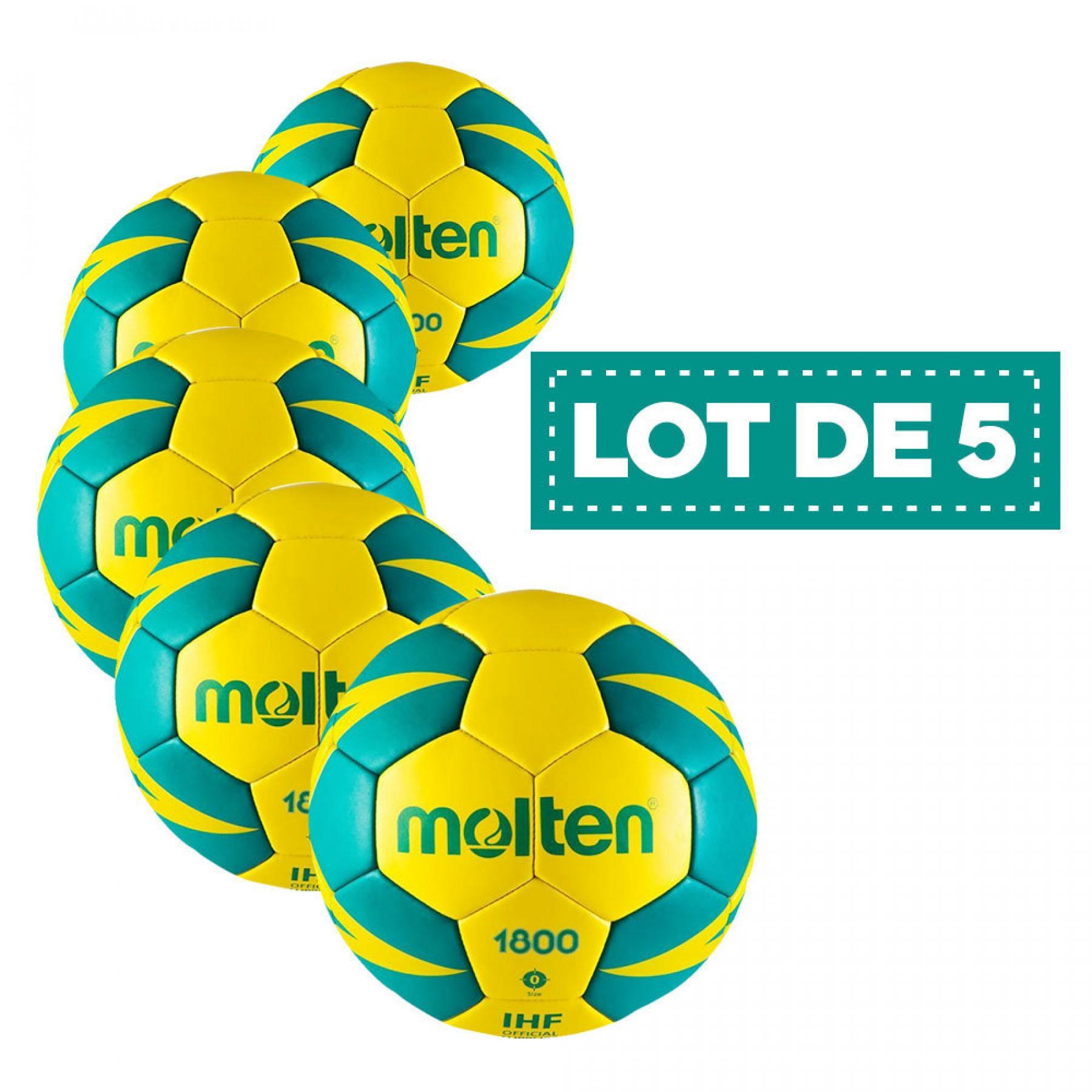 Set van 5 trainingsballen Molten HX1800