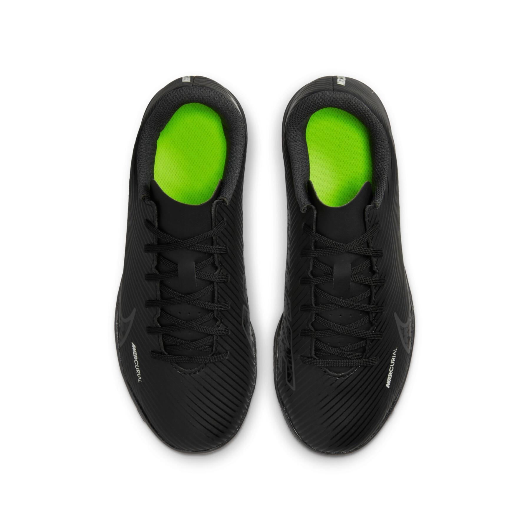Voetbalschoenen voor kinderen Nike Mercurial Vapor 15 Club IC - Shadow Black Pack