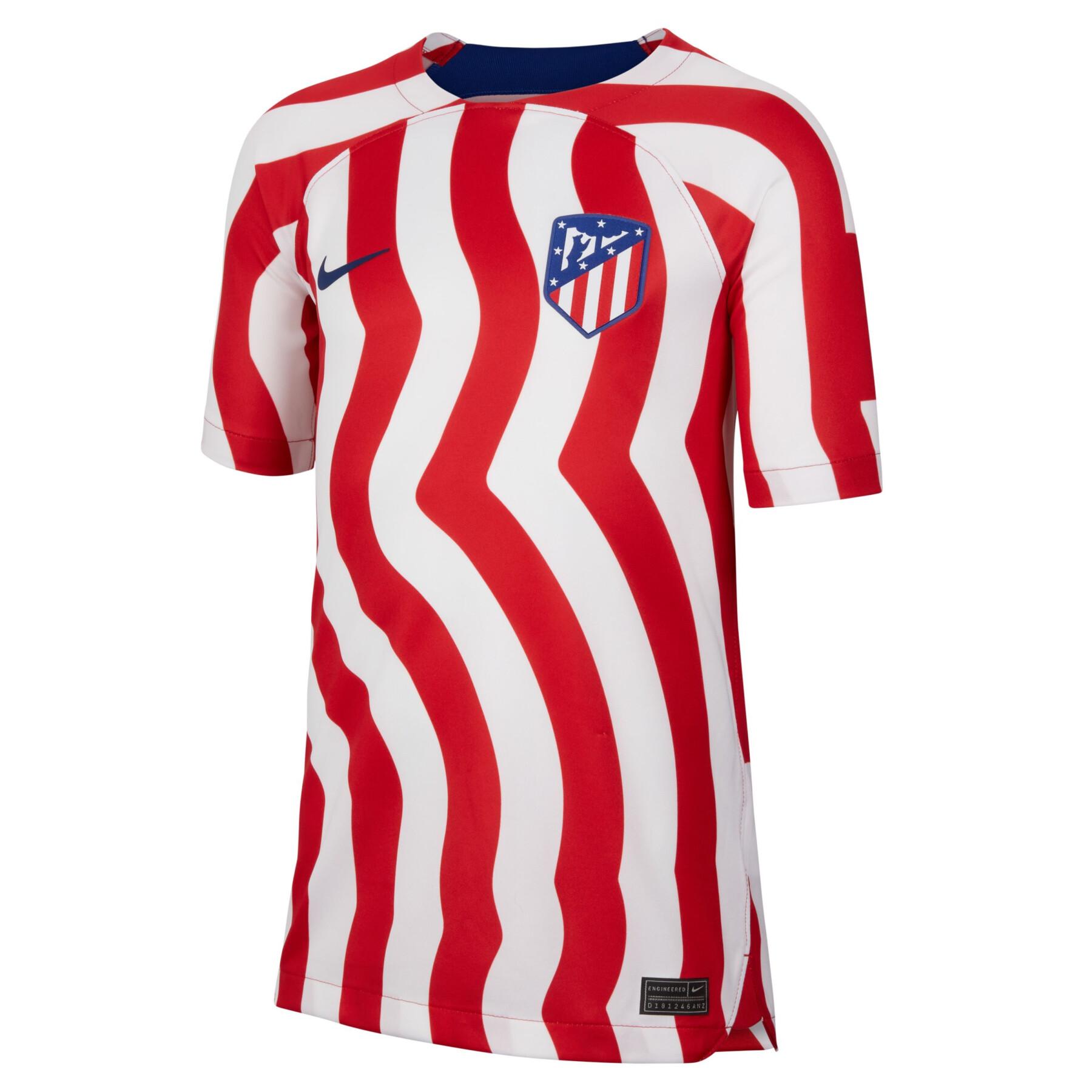 Thuisshirt voor kinderen Atlético Madrid 2022/23