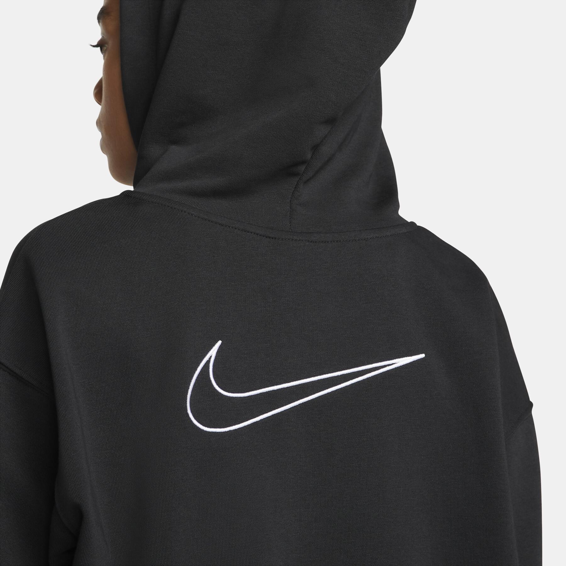 Sweatshirt damescapuchon met rits Nike Dri-Fit Get Fit Graphic