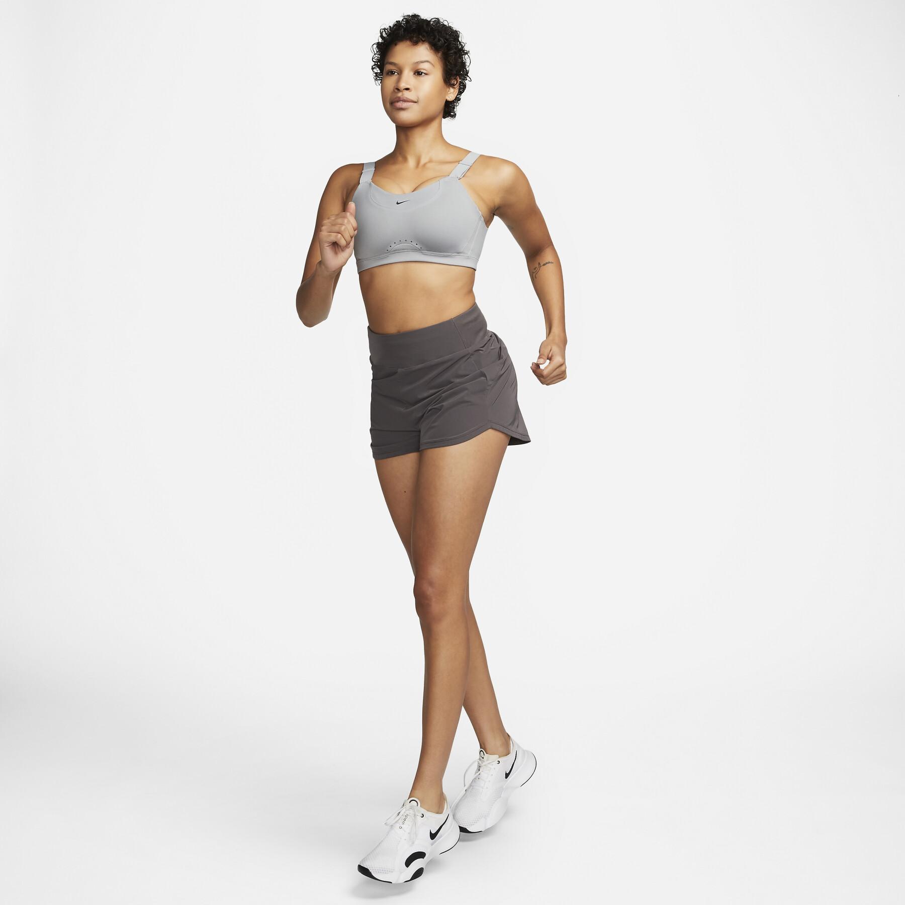 Damesshort Nike Bliss Dri-Fit HR 3 " BR