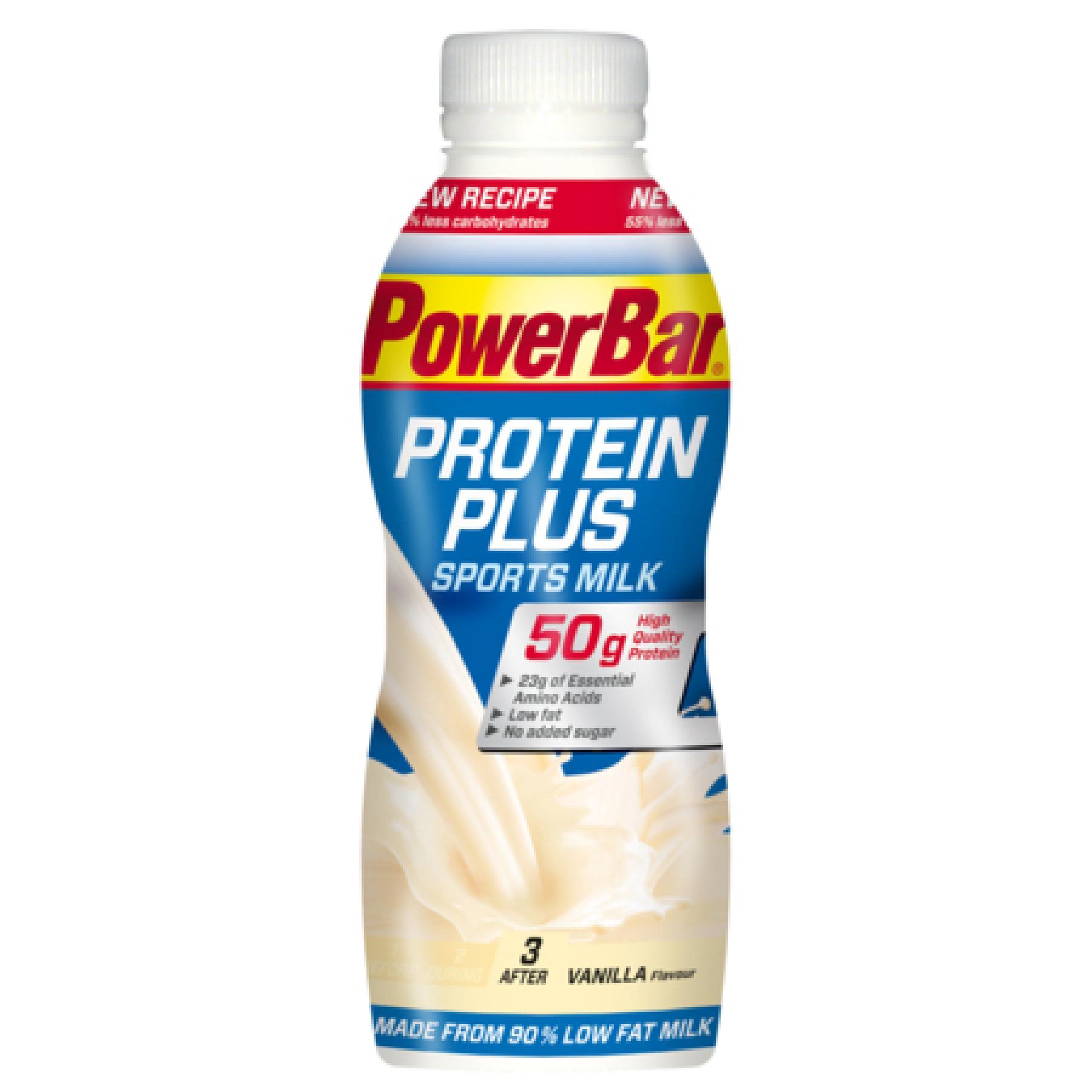 Drink PowerBar ProteinPlus Sports Milk RTD - Vanilla (12 X500ml)