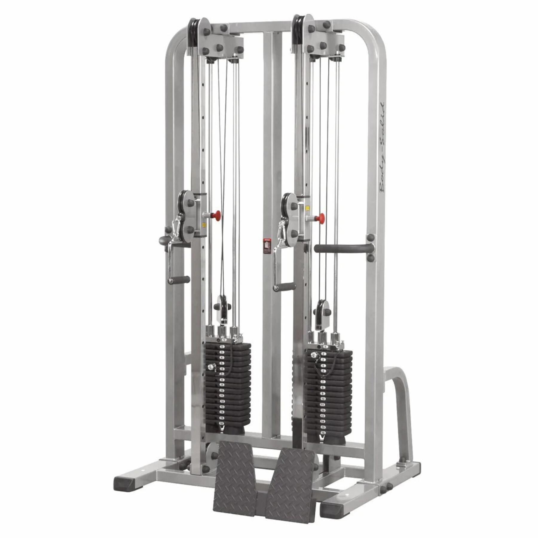 Kabelgewichtmachine met dubbele kolom en gewichtstapel 2 x 105 kg ProClubLine