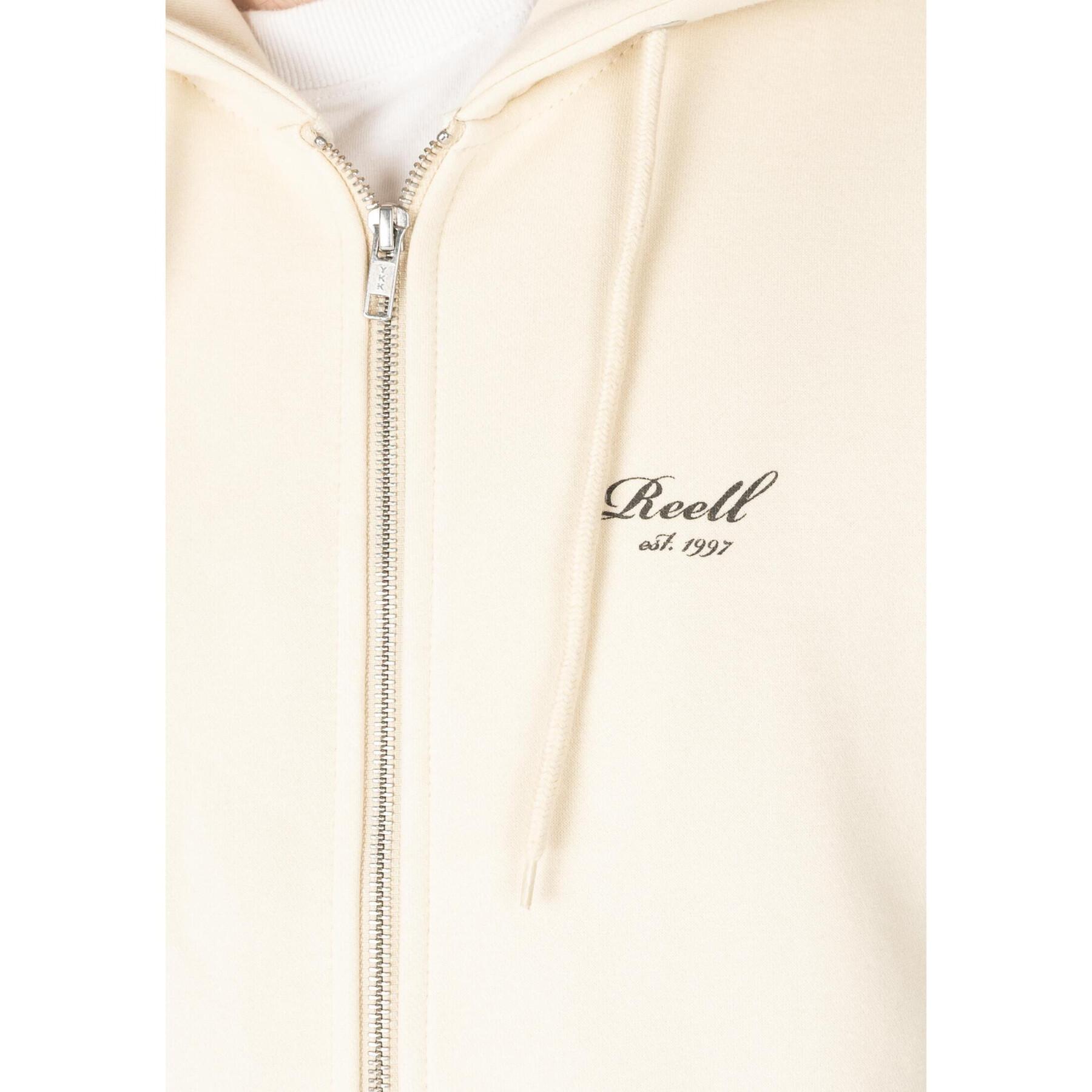 Hooded sweatshirt met rits Reell Staple Logo