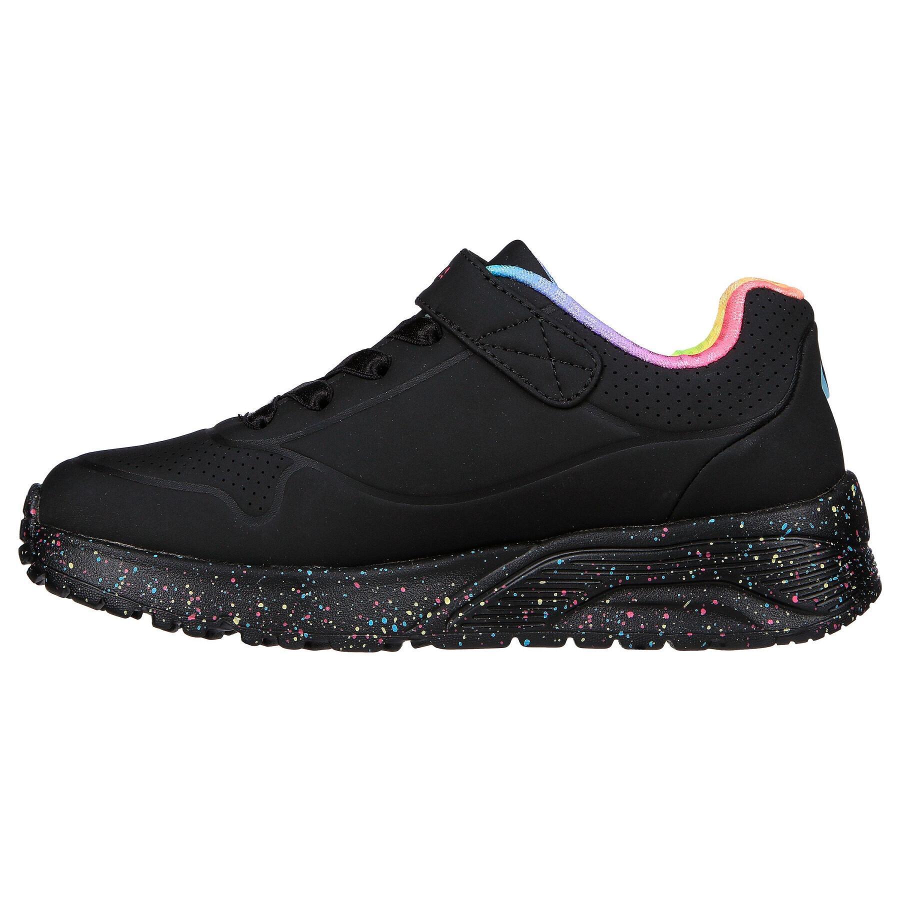 Sportschoenen voor meisjes Skechers Uno Lite-Rainbow Specks