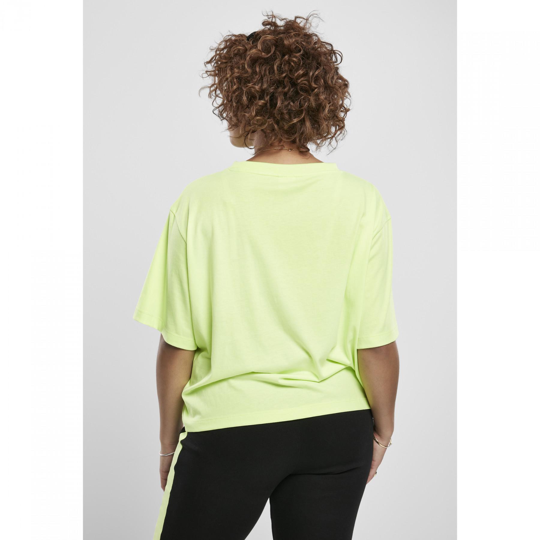 Urban Klassiek Oversized neon T-shirt voor vrouwen