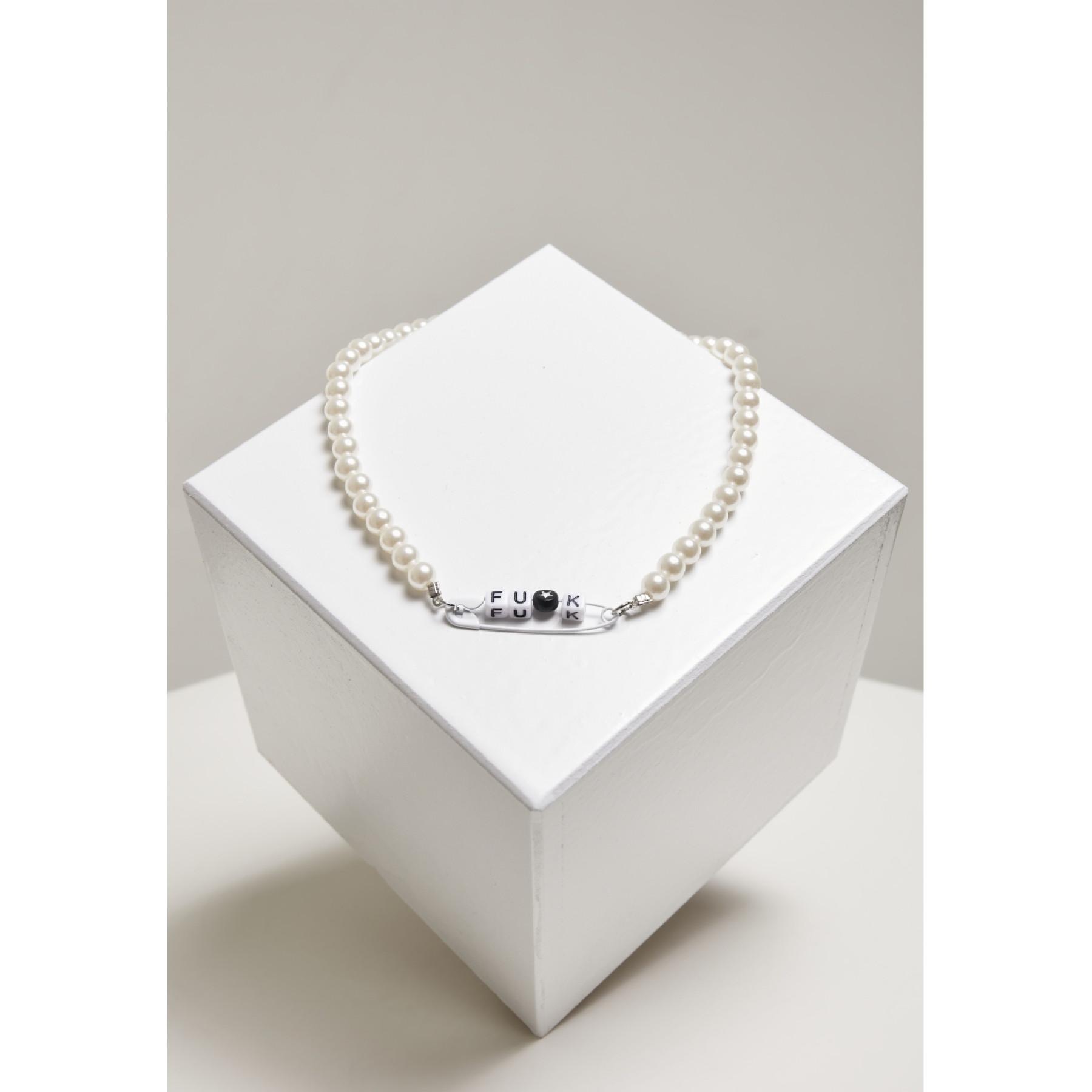 Halsketting Urban Classics pearl fuck necklace