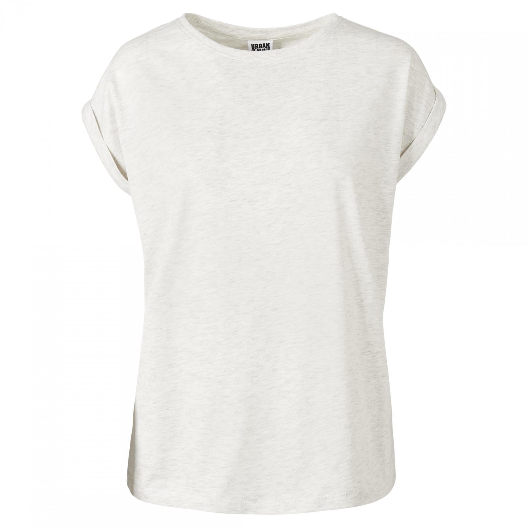 Dames-T-shirt Urban Classics extended shoulder