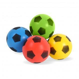 Set van 4 Sportballen - Geassorteerde Kleuren 17,5 cm Sporti France