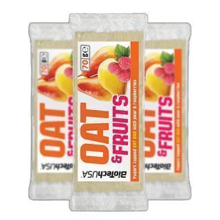 Pak van 20 dozen havermout repen snacks Biotech USA -Yaourt-framboise-poire