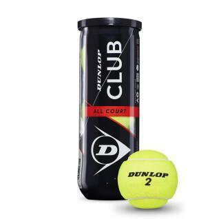 Set van 3 tennisballen Dunlop club