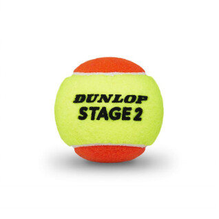 Set van 3 tennisballen Dunlop stage 2