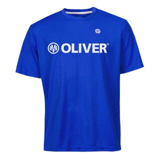 T-shirt met actief logo Oliver Sport