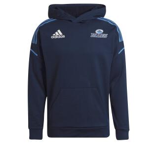 Hooded sweatshirt adidas Blues Rugby 2021/22