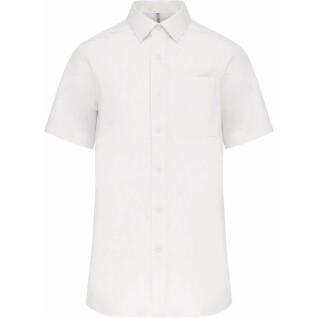 Overhemd met korte mouwen Kariban Popeline blanc