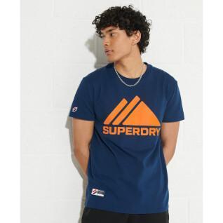 Monochroom T-shirt Superdry Mountain Sport