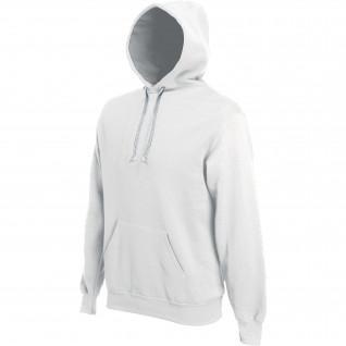 Hooded sweatshirt Kariban blanc