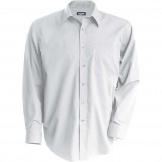 Overhemd met lange mouwen Kariban blanc