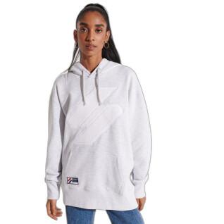 Dames oversized sweatshirt met capuchon Superdry Code