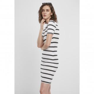 Dames jurk Urban Classics stretch stripe