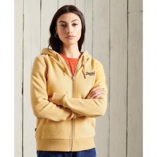 Klassieke hoodie met ritssluiting voor dames Superdry Orange Label