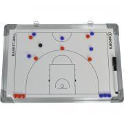 Klein dubbelzijdig basketbalbord 30x45cm Sporti