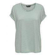 Dames-T-shirt Only Moster stripe col rond
