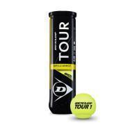 Set van 4 tennisballen Dunlop tour brilliance